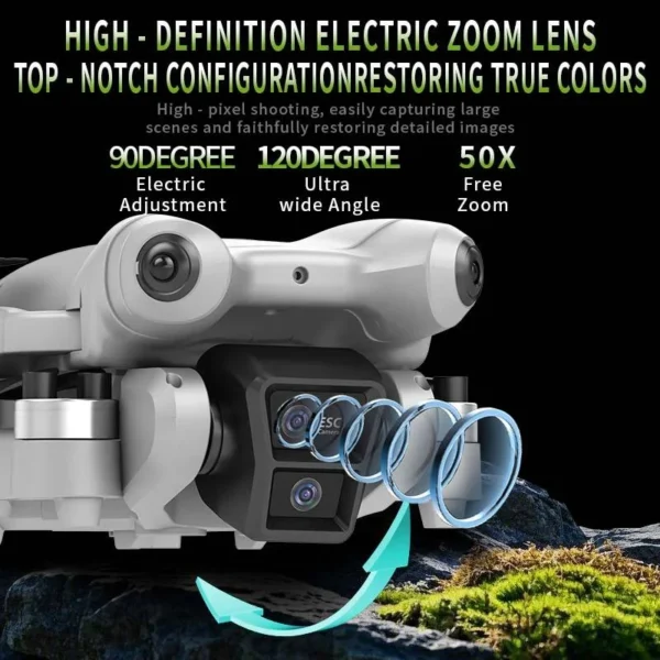 DJW M4 Ultra 4k gimbal camera remote display drone 2