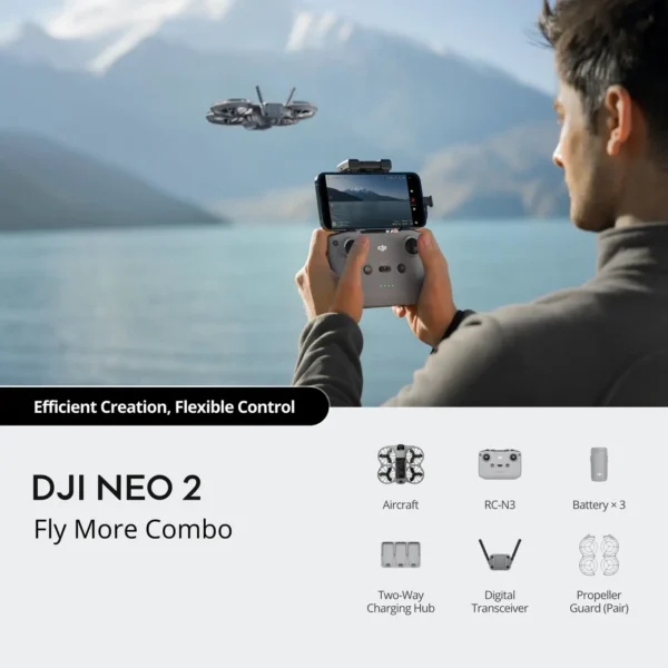 Home 26 DJI Neo 2 Fly More Combo Drone with accessories