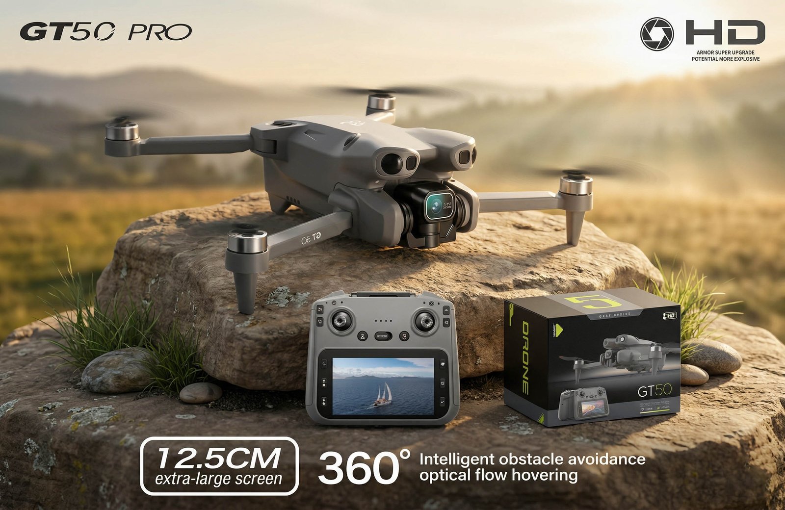 GT50 Drone Full Review: Is the Built-In Screen Controller Worth It?