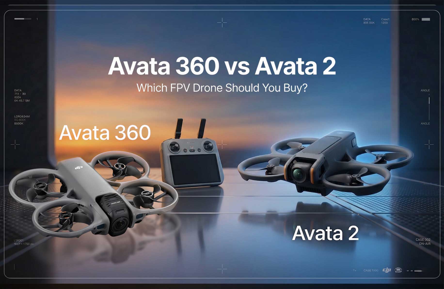 DJI Avata 360 vs Avata 2 comparison