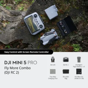 DJI Mini 5 Pro Fly More Combo (DJI RC 2) -36 Mins 8 DJI Mini 5 Pro Fly More Combo (DJI RC 2) -36 Mins - Image 1