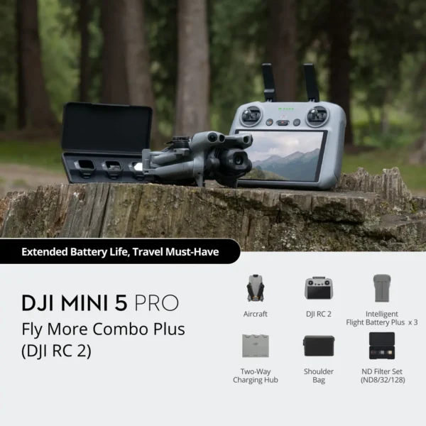 DJI Mini 5 Pro RC2 FLy More combo plus 2